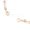 Natural Mixed Stone Handmade Beaded Chains Bracelet Making AJEW-JB00907-3