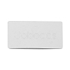 Paper Earring Display Cards CDIS-WH0006-04H-3