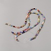Handmade Millefiori Glass Beads Strands GGLA-WH0035-03-2