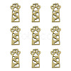Open Back Bezel Pendants X-PALLOY-TAC0010-08AB-1