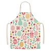 Easter Theme Flax Sleeveless Apron PW-WG92721-11-1
