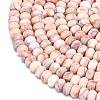 Natural Red Netstone Beads Strands G-P575-A15-6x4mm-3
