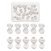 20Pcs 2 Styles Silicone Ear Nuts FIND-TA0001-47B-1