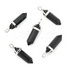 Natural Black Obsidian Double Terminated Pointed Pendants X-G-F295-04K-3
