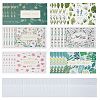 Envelope and Floral Pattern Thank You Cards Sets DIY-CP0001-82-1