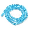 Transparent Electroplate Glass Beads Strands EGLA-A039-T3mm-A19-2