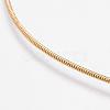 Eco-Friendly Rack Plating Brass Chain Necklaces MAK-G002-05G-A-FF-3