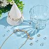 32Pcs 4 Style Brass Bead Frame KK-NB0003-46-5