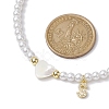 Brass Micro Pave Grade AAA Cubic Zirconia Letter Pendant Necklaces NJEW-JN04771-19-3