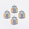 Alloy Enamel Pendants E1206-4