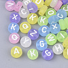 Transparent Frosted Acrylic Beads FACR-T002-001-1