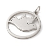 Non-Tarnish 304 Stainless Steel Pendants STAS-C086-05I-P-2