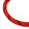 Braided Round Polyester Cord Bracelet Makings FB-CBAEDA0-01P-27-2