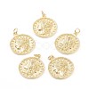 Brass Pendants LS-ZIRC-I043-07G-1