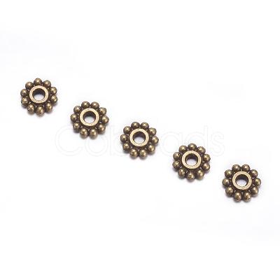 Gear Tibetan Style Alloy Spacer Beads MAB145-NF-1
