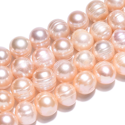 Natural Cultured Freshwater Pearl Beads Strands PEAR-N013-07L-1