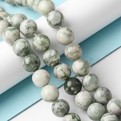 Natural Peace Jade Beads Strands G-E598-04A-1