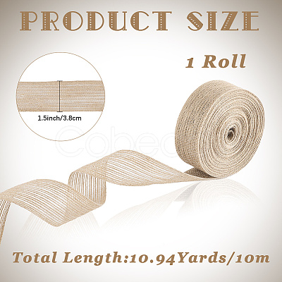 1 Roll Burlap Ribbon OCOR-CY0001-71B-1