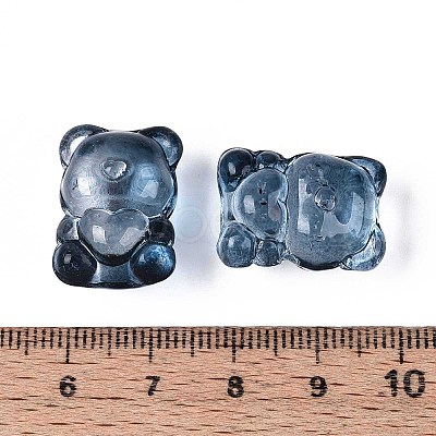 Baking Paint Transparent Glass Beads DGLA-N018-02A-1
