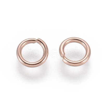 304 Stainless Steel Open Jump Rings STAS-O098-02RG-02-1