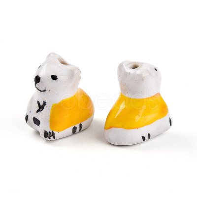 Handmade Porcelain Beads X1-PORC-N009-09C-1