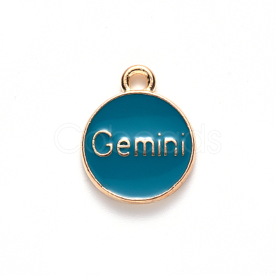 Alloy Enamel Pendants ENAM-S124-01A-05I-1