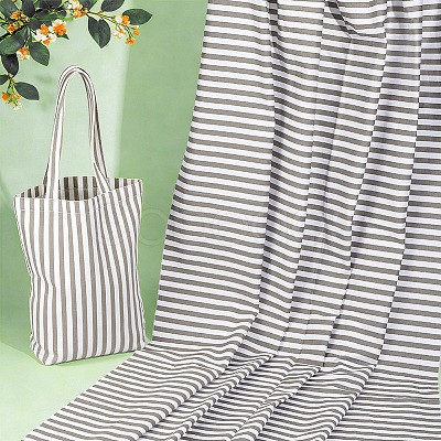Cotton Fabric with Strip Pattern DIY-PH0037-96E-1