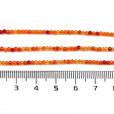 Transparent Glass Beads Strands GLAA-H027-01I-1