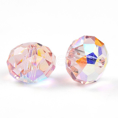 Electroplate Glass Beads EGLA-TAC0009-04B-1