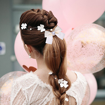 12pcs Polyester Bowknot Ornament Accessories DIY-CA0007-22B-1