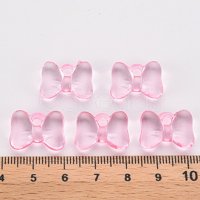 Transparent Acrylic Pendants TACR-T024-02BA-903-1