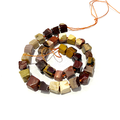 Natural Mookaite Beads Strands G-O173-073-1