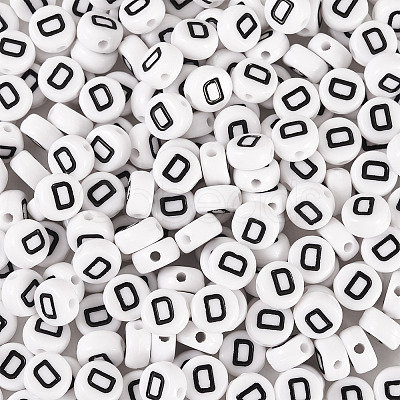 500Pcs Acrylic Beads SACR-TA0001-55D-1