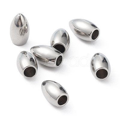 Non-Tarnish 201 Stainless Steel Cord End STAS-P327-03P-1