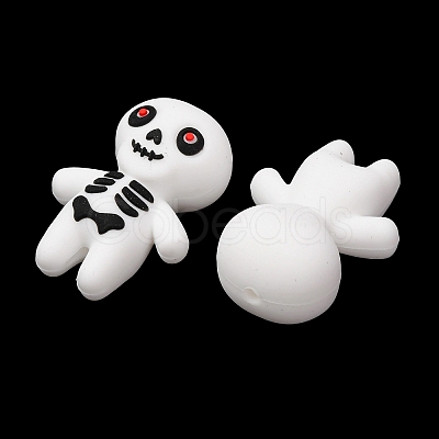 Halloween Silicone Focal Beads SL-CBADC51-05-1