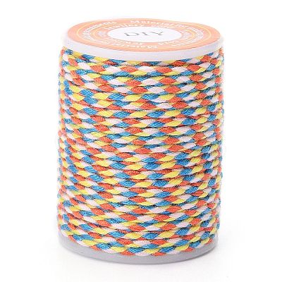 4-Ply Polycotton Cord with Metallic Thread X1-OCOR-Z003-D17-1