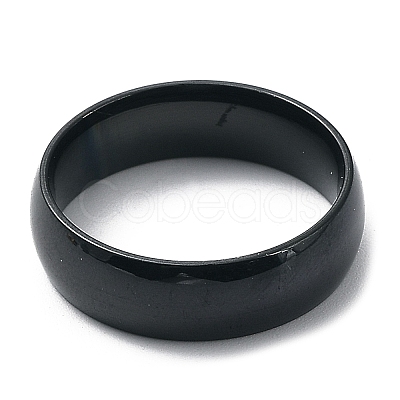 Ion Plating(IP) 304 Stainless Steel Flat Plain Band Rings STAS-I160-A-22mm-B-1
