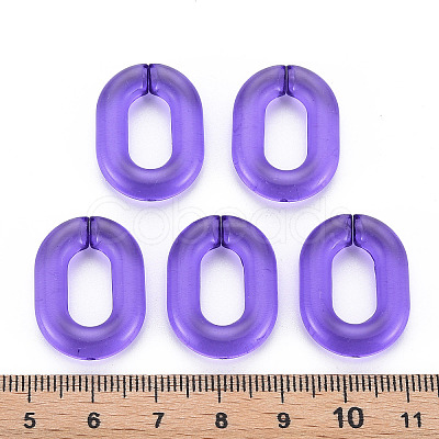Transparent Acrylic Linking Rings MACR-S373-19-B05-1