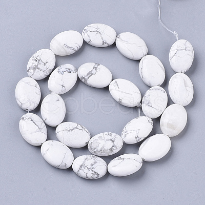 Natural Howlite Beads Strands X-G-S359-006-1