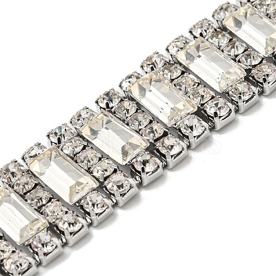 Crystal Rhinestone Choker Necklaces NJEW-L176-01P-1