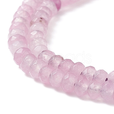 Dyed Natural Malaysia Jade Rondelle Beads Strands G-E316-2x4mm-46-1