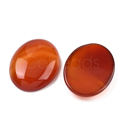 Natural Agate Cabochons X-G-K021-40x30mm-01-1