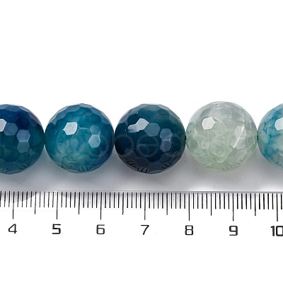 Natural Dragon Veins Agate(Dyed & Heated) Beads Strands G-K390-A07-01-1