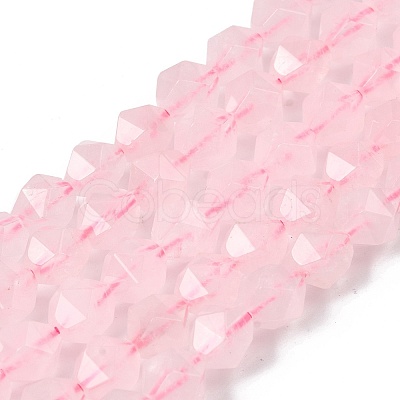 Natural Rose Quartz Beads Strands G-Z119-A41-02-1