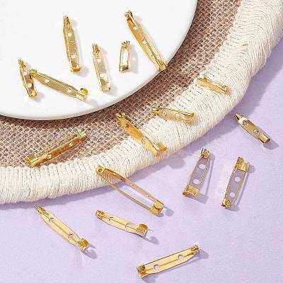 50Pcs 5 Styles Alloy Brooch Findings PALLOY-CJ0002-75-1