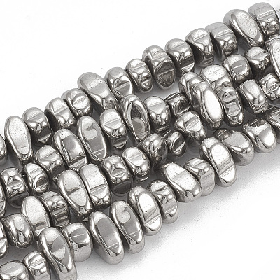 Electroplate Non-magnetic Synthetic Hematite Beads Strands G-T061-102N-1