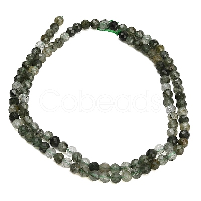 Natural Green Rutilated Quartz Beads Strands GG-CBA9722-A05-4mm-1