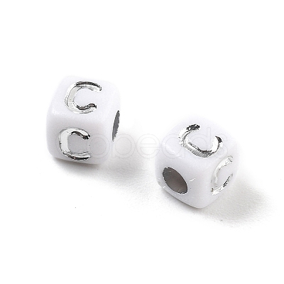 Opaque Acrylic Beads OACR-D282-06C-1