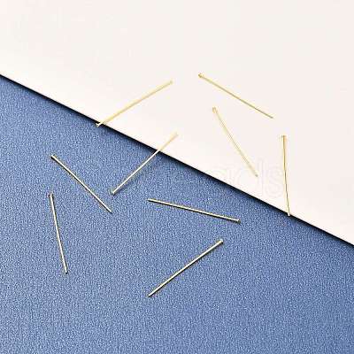 Brass Flat Head Pins X-KK-F824-114A-G-1