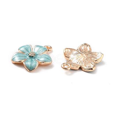 Zinc Alloy Enamel Pendants PALLOY-I124-10G-E-1